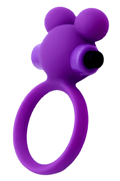 Anneau Vibrant Ourson Violet 1 dosette de lubrifiant · Pocket Pleasure · vue 4