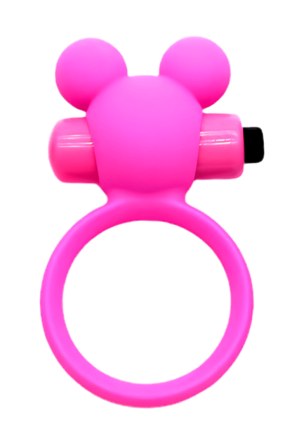 Anneau Vibrant Ourson Rose 1 dosette de lubrifiant · Pocket Pleasure