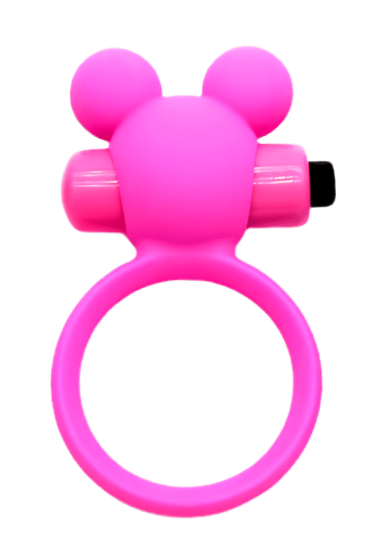 Anneau Vibrant Ourson Rose 1 dosette de lubrifiant · Pocket Pleasure