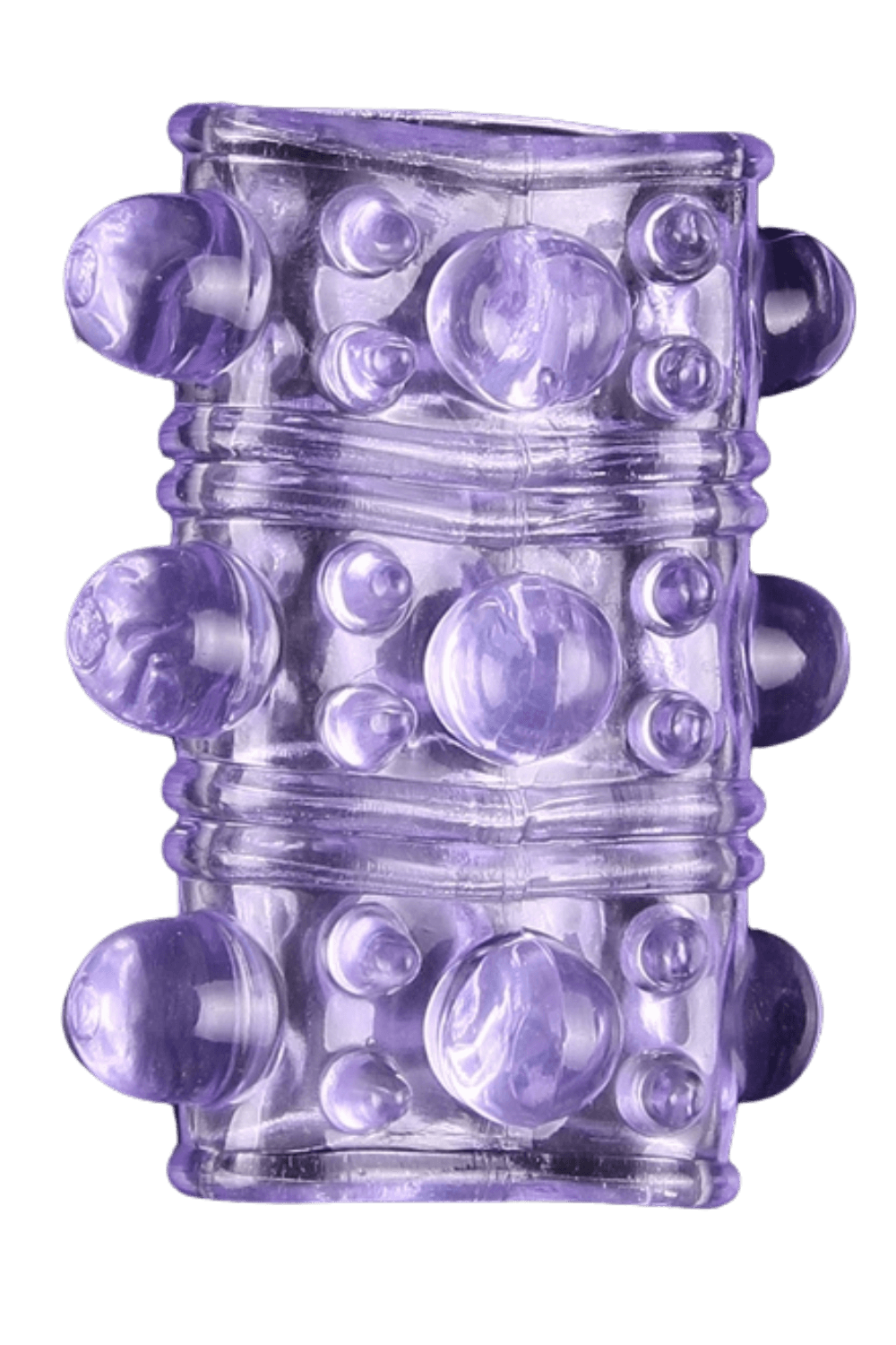 Gaine Pénienne Picots Violette 1 dosette lubrifiant · Pocket Pleasure