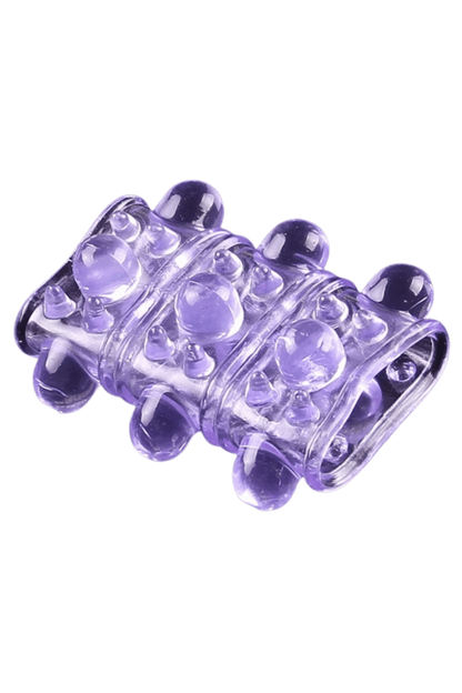 Gaine Pénienne Picots Violette 1 dosette lubrifiant · Pocket Pleasure · vue 4