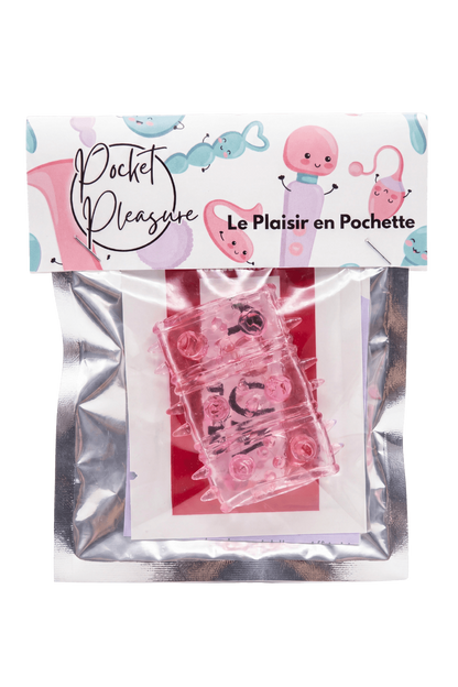 Gaine Pénienne Picots Rose 1 dosette lubrifiant · Pocket Pleasure · vue 2