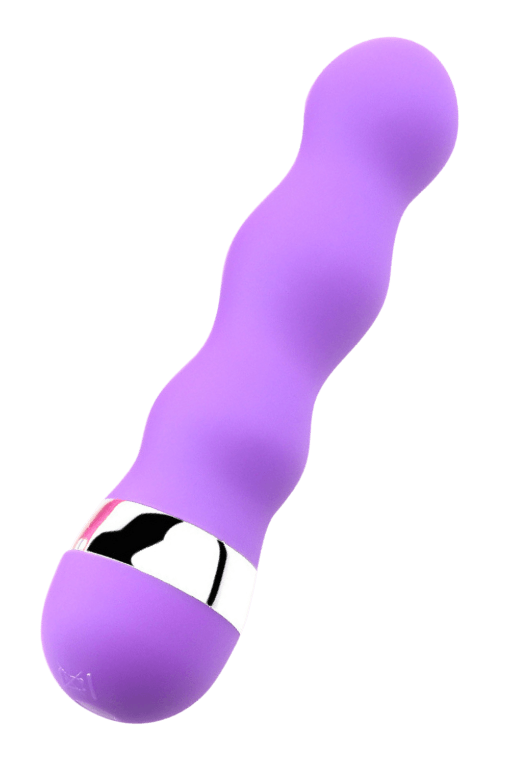Mini Vibromasseur violet ondulés dosette de lubrifiant · Pocket Pleasure · vue 4