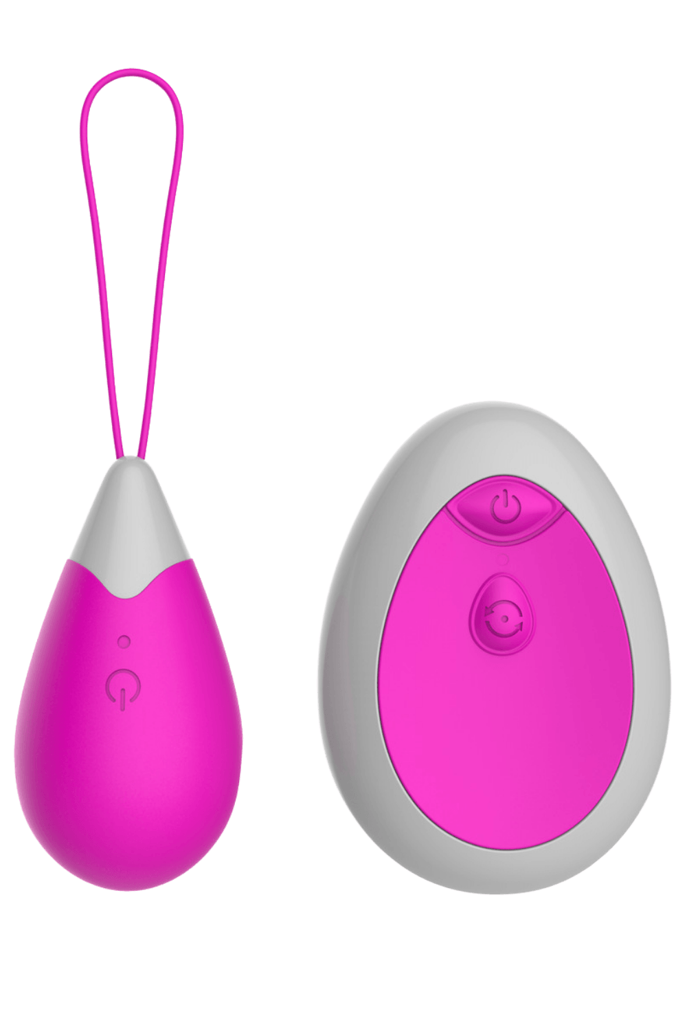 Œuf Vibrant Télécommandé 10 Modes Fuchsia 1 dosette de lubrifiant · Pocket Pleasure