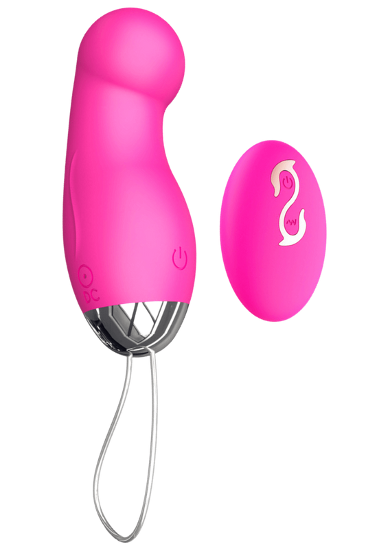 Œuf Vibrant Télécommandé 10 Modes Rose 1 dosette de lubrifiant · Pocket Pleasure