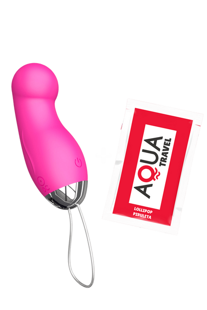 Œuf Vibrant Télécommandé 10 Modes Rose 1 dosette de lubrifiant · Pocket Pleasure · vue 3