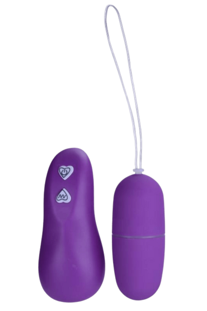 Œuf Vibrant Télécommandé 7 Vitesses Violet 1 dosette de lubrifiant · Pocket Pleasure