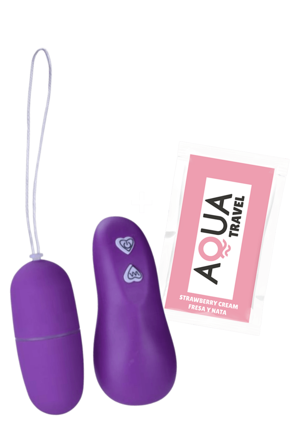 Œuf Vibrant Télécommandé 7 Vitesses Violet 1 dosette de lubrifiant · Pocket Pleasure · vue 3