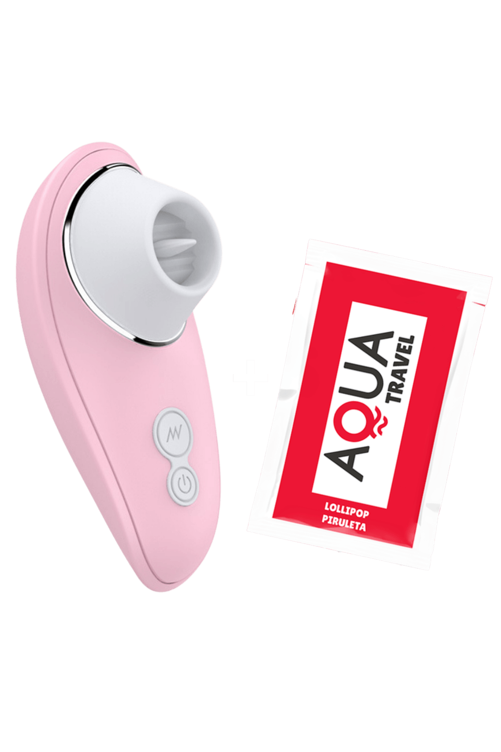 Stimulateur Clitoridien à Langue Rose 1 dosette de lubrifiant · Pocket Pleasure · vue 3