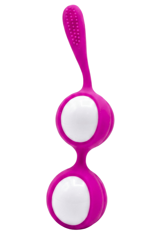 Boules de Geisha Fuchsia Silicone 1 dosette lubrifiant · Pocket Pleasure