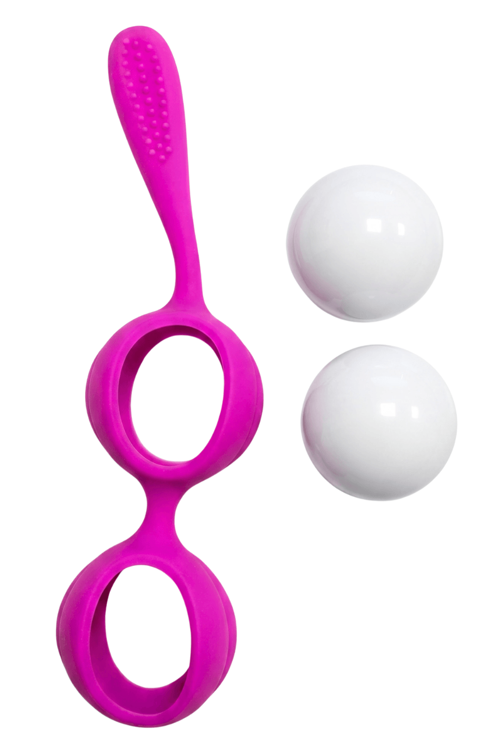 Boules de Geisha Fuchsia Silicone 1 dosette lubrifiant · Pocket Pleasure · vue 4