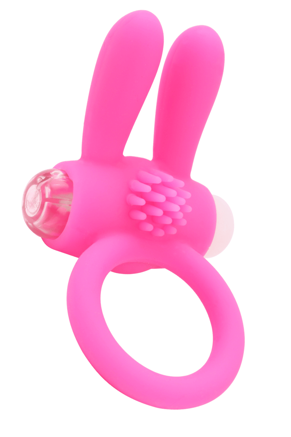 Anneau Vibrant Rabbit Rose Silicone 1 dosette de lubrifiant · Pocket Pleasure