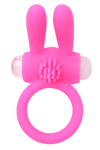 Anneau Vibrant Rabbit Rose Silicone 1 dosette de lubrifiant · Pocket Pleasure · vue 4