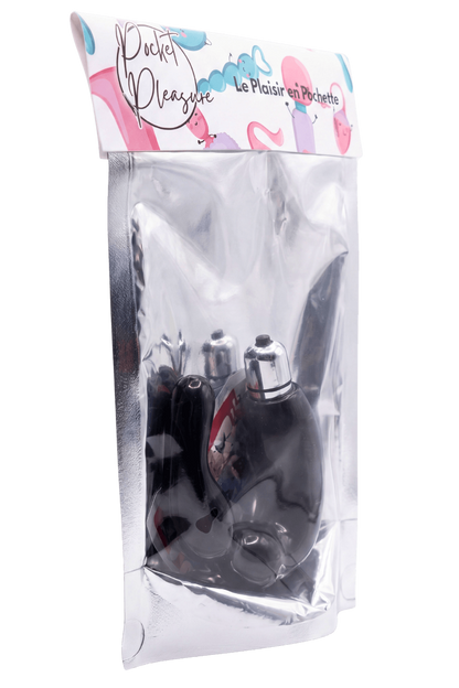 Stimulateur de Prostate Vibrant Noir 1 dosette lubrifiant · Pocket Pleasure · vue 4
