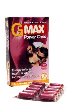 Power Caps Femme (10 gélules) · G-MAX