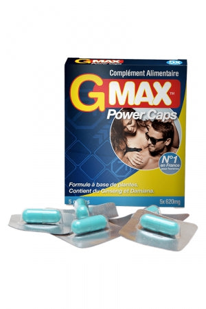 Power Caps Homme (5 gélules) · G-MAX