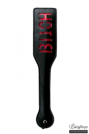 Paddle cuir Bitch · Easytoys Fetish Collection