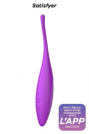 Stimulateur connecté Twirling Joy fuchsia · Satisfyer