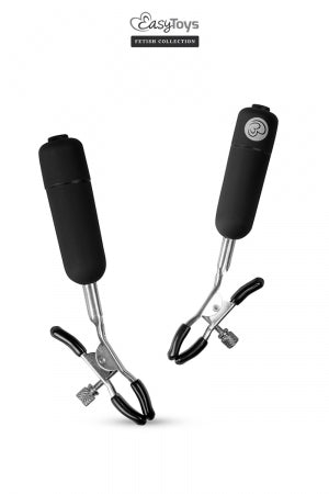 Pinces à tétons vibrantes · Easytoys Fetish Collection
