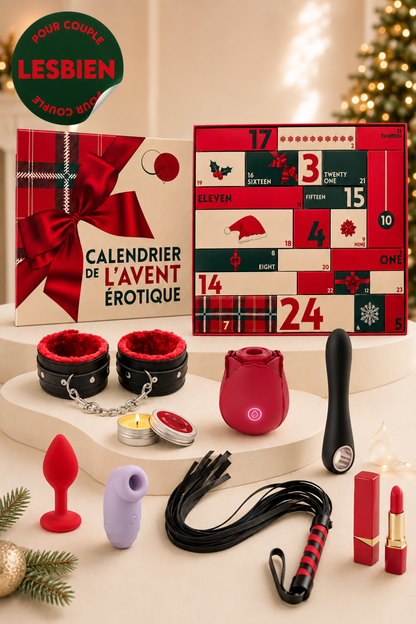 Calendrier de l’Avent érotique 24 surprises couple lesbien LollyDoll