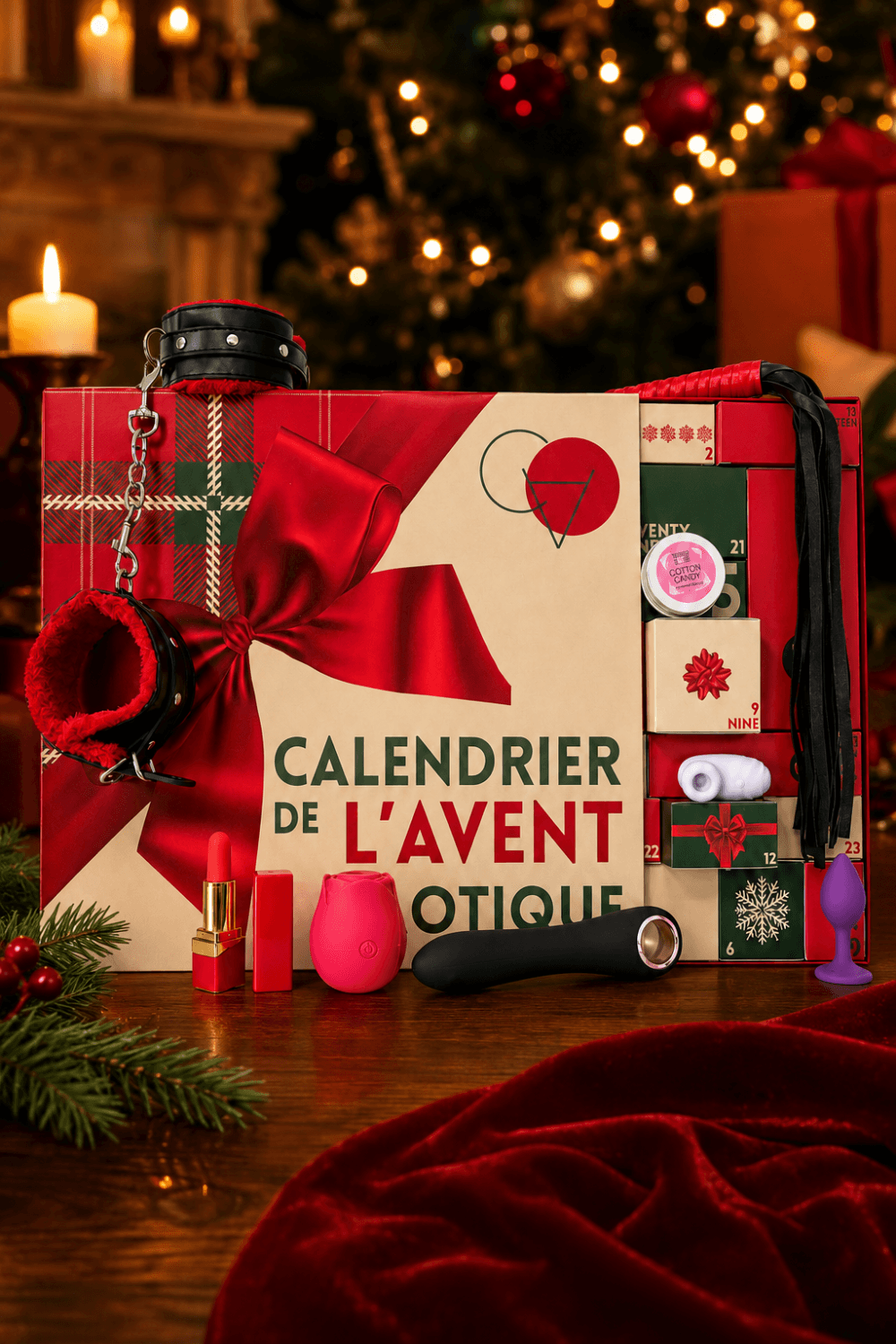 Calendrier de l’Avent érotique 24 surprises couple lesbien LollyDoll