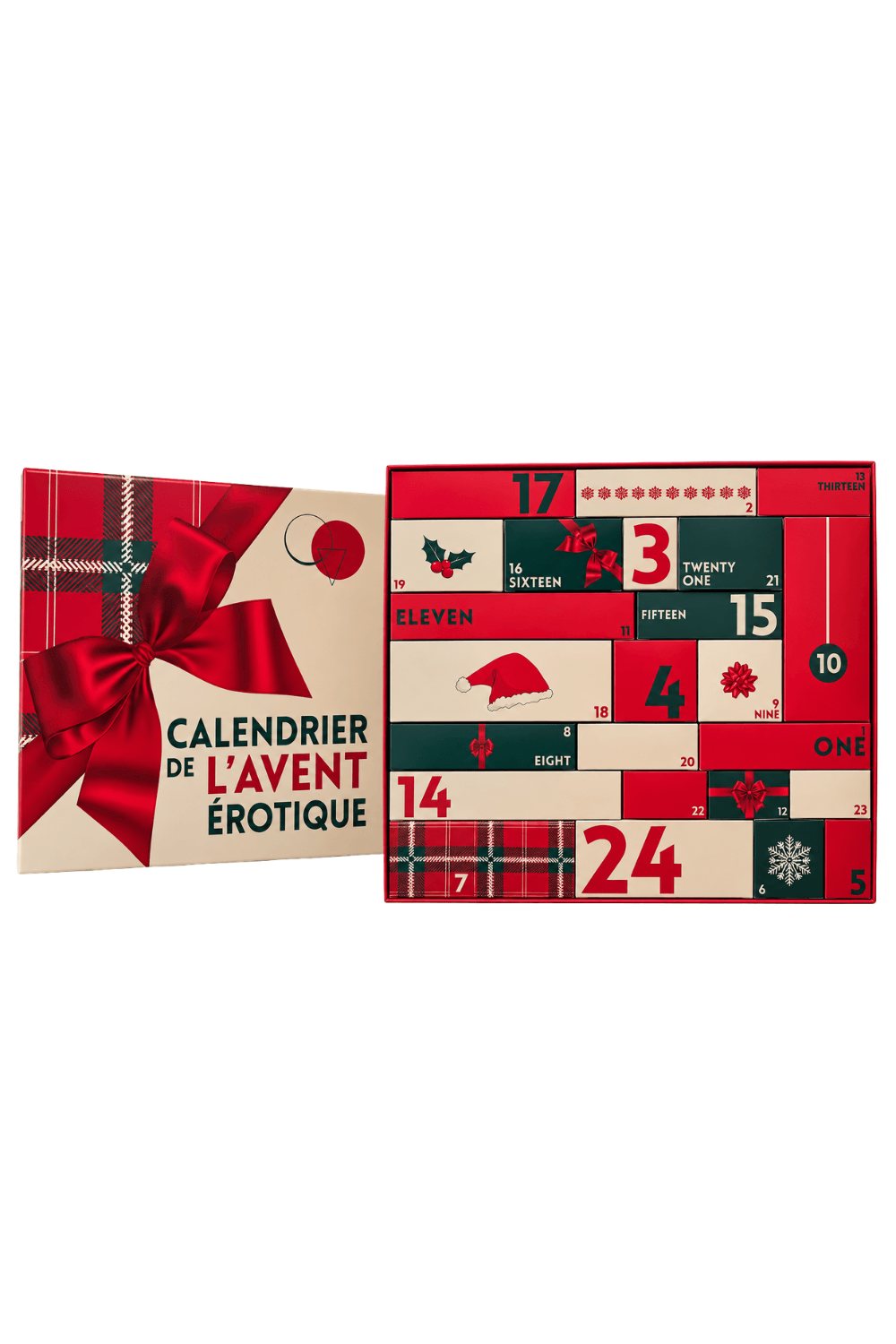 Calendrier de l’Avent érotique 24 surprises couple gay LollyDoll
