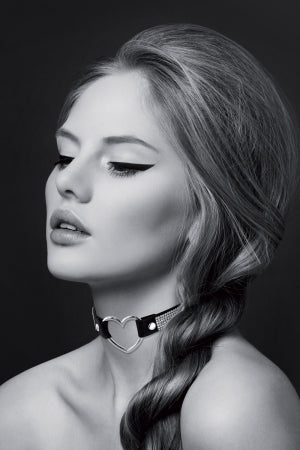 Collier strass et coeur · Bijoux pour toi