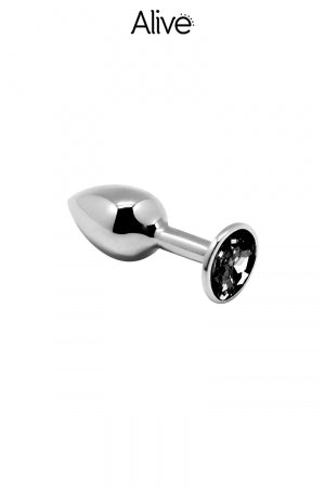 Plug métal bijou noir S Alive · Alive