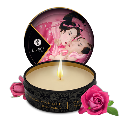 Mini bougie de massage Aphrodisia Rose · Shunga