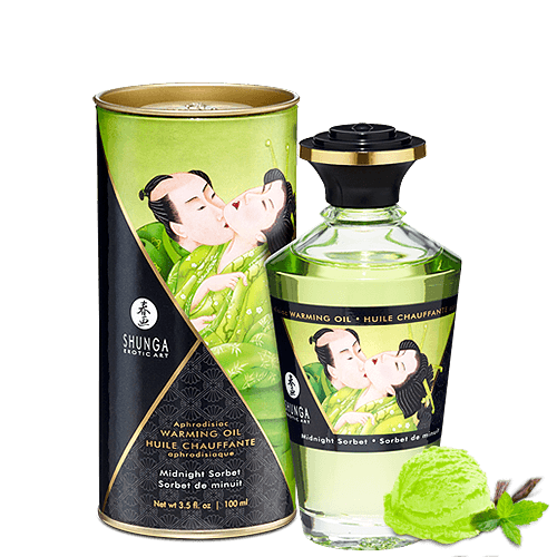 Huile chauffante aphrodisiaque Sorbet de minuit 100ml · Shunga