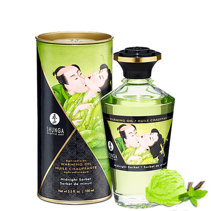 Huile chauffante aphrodisiaque Sorbet de minuit 100ml · Shunga