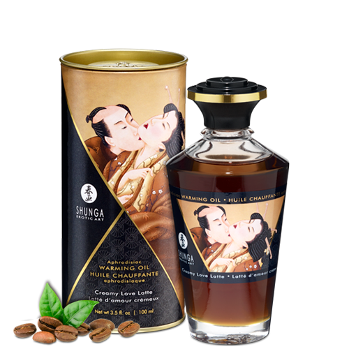 Huile chauffante aphrodisiaque Latte d'amour 100ml · Shunga