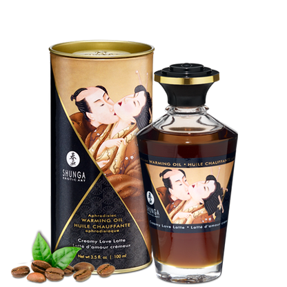 Huile chauffante aphrodisiaque Latte d'amour 100ml · Shunga