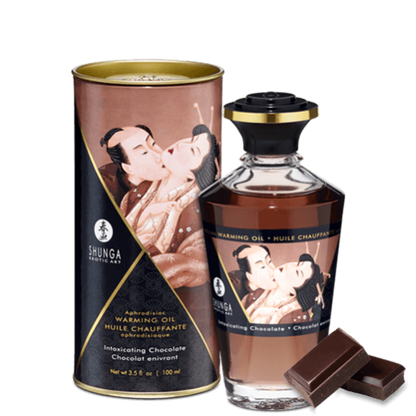 Huile chauffante aphrodisiaque Chocolat enivrant 100ml · Shunga