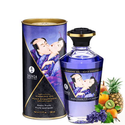 Huile chauffante aphrodisiaque Fruits exotiques 100ml · Shunga
