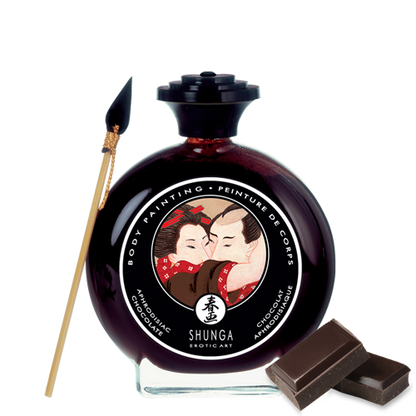 Peinture de corps embrassable Chocolat noir · Shunga