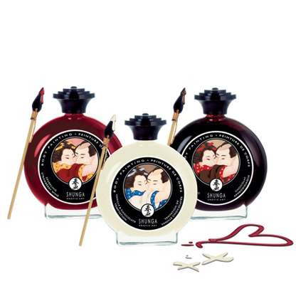 Peinture de corps embrassable Chocolat blanc et Vanille · Shunga · vue 3