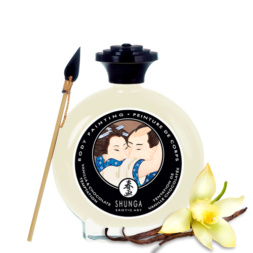 Peinture de corps embrassable Chocolat blanc et Vanille · Shunga