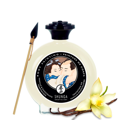 Peinture de corps embrassable Chocolat blanc et Vanille · Shunga