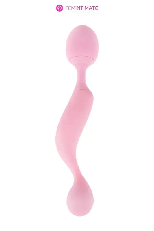 Vibrateur Vibromasseur Wand courbe rose.