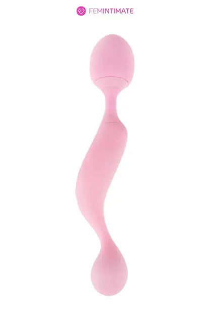 Vibrateur Vibromasseur Wand courbe rose.