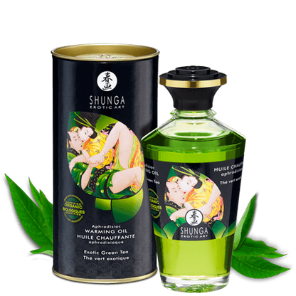 Huile aphrodisiaque organique Thé vert exotique · Shunga