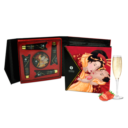 Kit Secret de Geisha ORGANICA Vin pétillant à la fraise · Shunga · vue 2