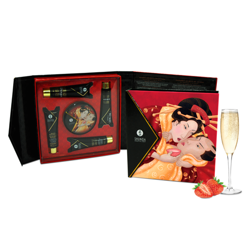 Kit Secret de Geisha ORGANICA Vin pétillant à la fraise · Shunga · vue 2