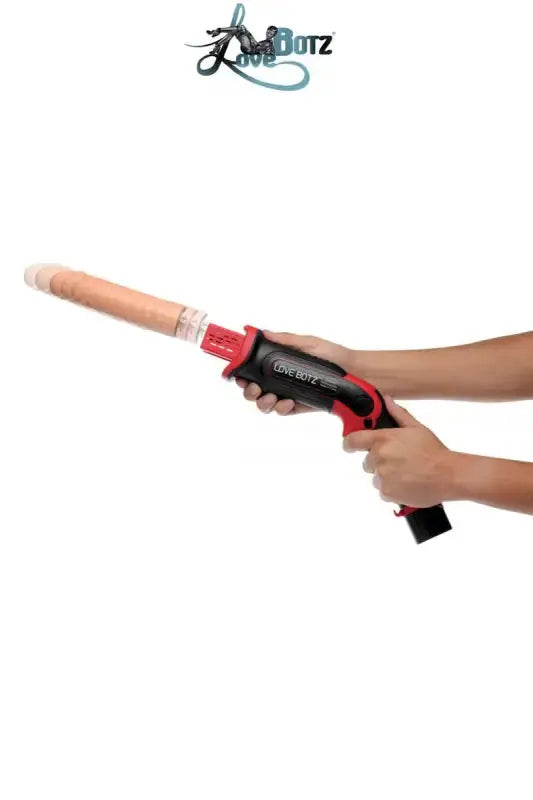 Pistolet sex toy noir et rouge Sex Machine automatique
