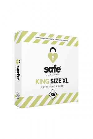 36 préservatifs Safe King Size XL · Safe