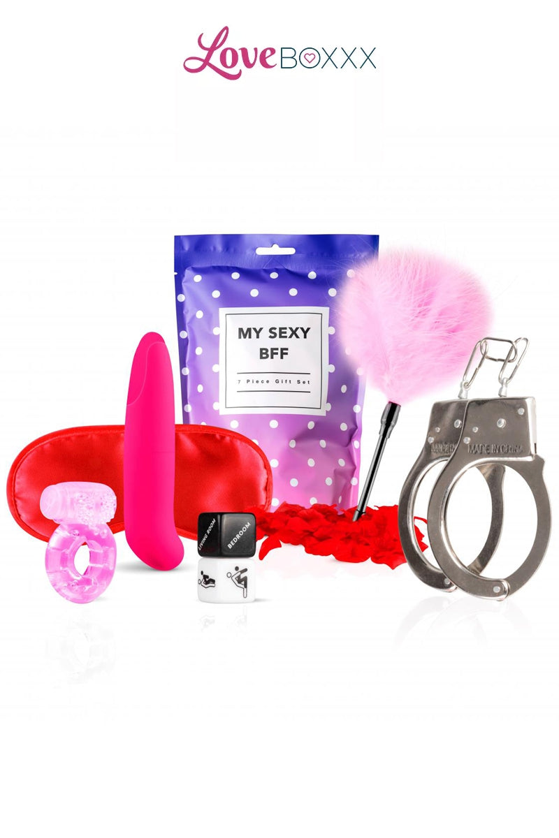 Coffret coquin 7 accessoires My Sexy BFF Loveboxxx
