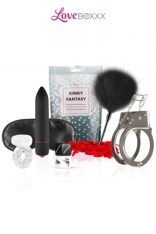 Coffret coquin BDSM débutant Kinky Fantasy Loveboxxx