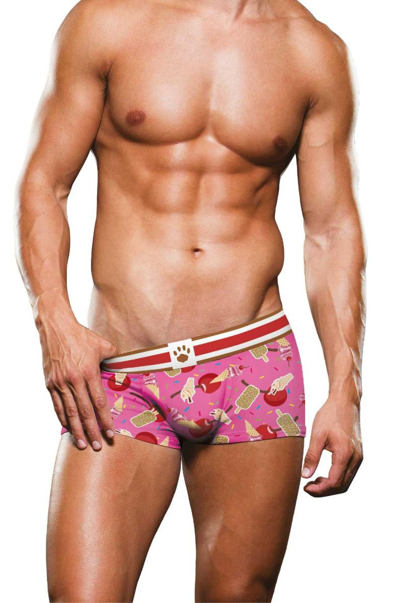 Boxer imprimé glaces rose ceinture large Prowler