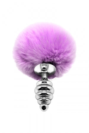 Plug métal Fluffy Twist S mauve Alive · Alive